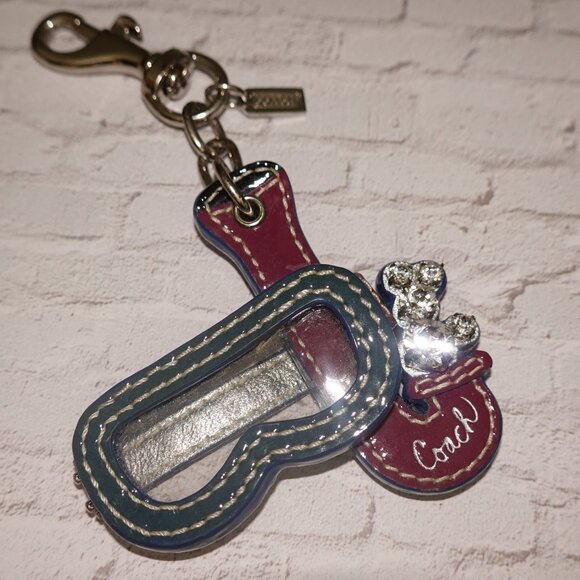 Coach Mauve and gold Signature Monogram double sided mirror *NEW* - Picture 4 of 5